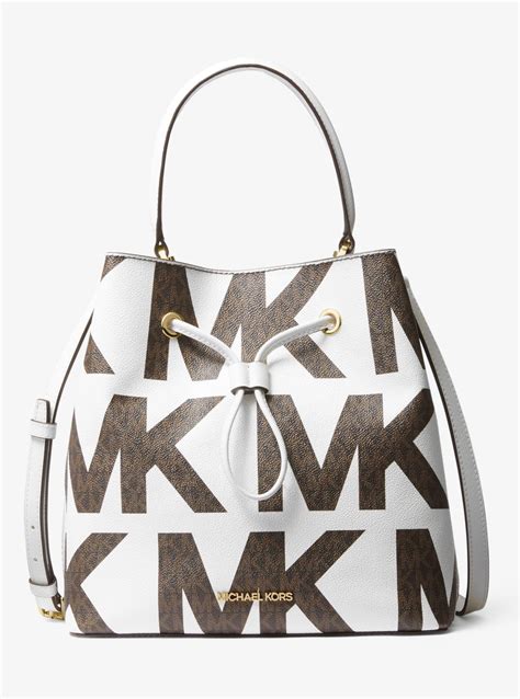 michael kors mk logo bag|Michael Kors graphic logo purse.